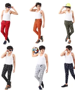 Alternative view of Tik Tok Boys Cotton Track Pant Printed (Assorted Color) (single Piece)